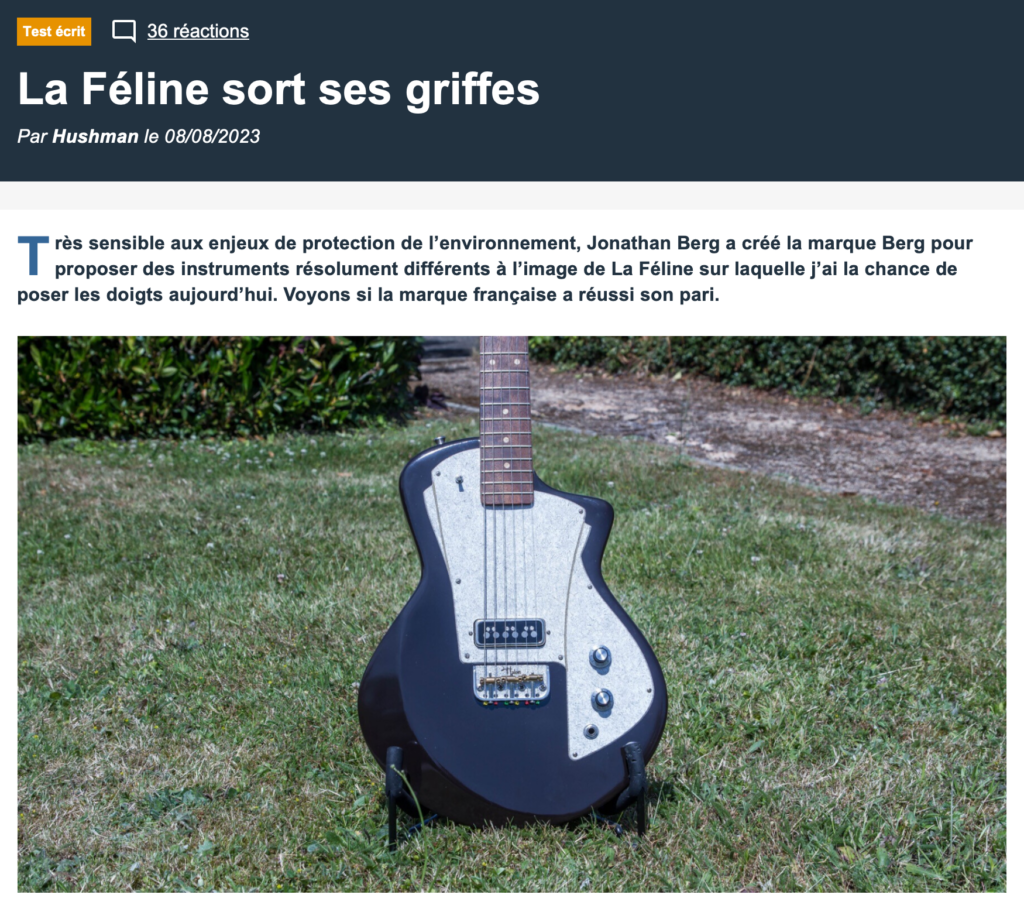 La Féline chez Audiofanzine